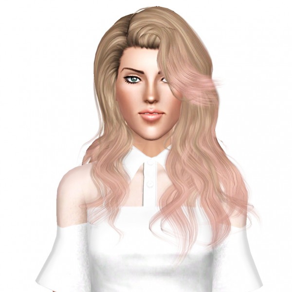 Cazy`s Aritifical Love hairstyle retextured by July Kapo for Sims 3