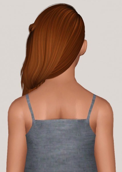 Cazy`s Serenity hairstyle retextured by Someone take photoshop away from me for Sims 3