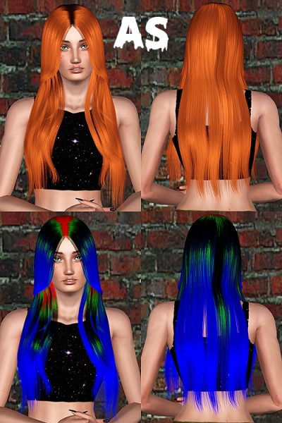 Sims2fanbg 20 hairstyle retextured by Chantel Sims for Sims 3