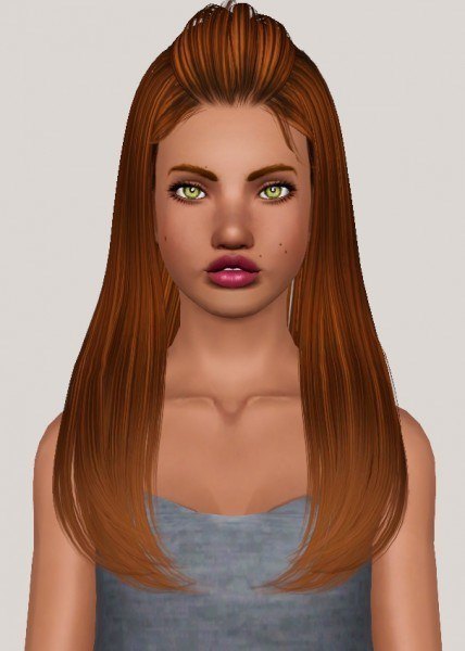 Butterflysims 135 hairstyle retextured by Someone take photoshop away from me for Sims 3