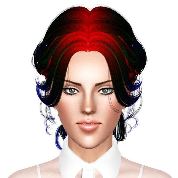 Newsea`s Lenox hairstyle retextured by July Kapo for Sims 3