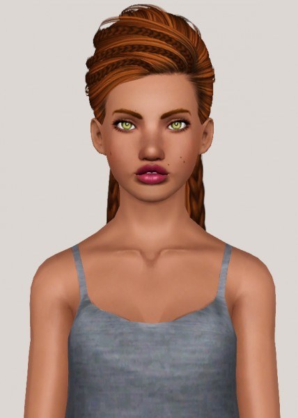 Skysims 243 hairstyle retextured by Someone take photoshop away from me for Sims 3