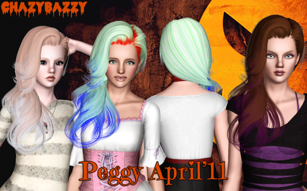Peggy ‘11 and Bombsy’s Mirrored version by Chazy Bazzy for Sims 3