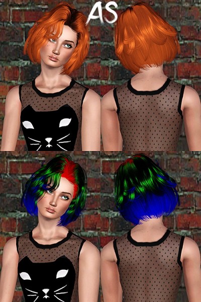 Peggy 000892 hairstyle retextured by Chantel Sims for Sims 3