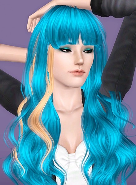 Peggy`s 886 hairstyle retextured by Forever And Always for Sims 3