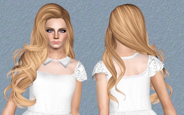 Skysims 246 hairstyle retextured by Chantel Sims for Sims 3