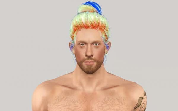 Newsea`s Sakura hairstyle retextured by Fanaskher for Sims 3