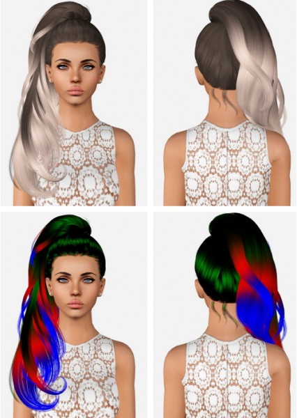 NewSea`s Sweet Villian hairstyle by Plumbombshell for Sims 3