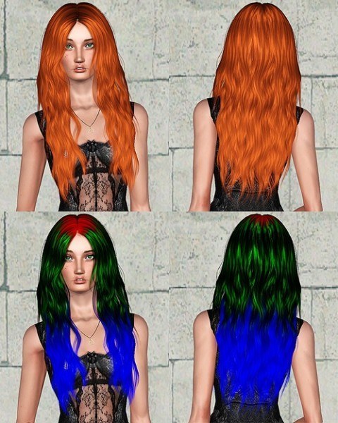 Alesso`s Glow hairstyle retextured by Chantel Sims for Sims 3
