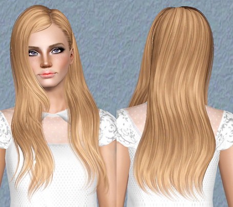 Skysims 94 hairstyle retextured by Chantel Sims - Sims 3 Hairs