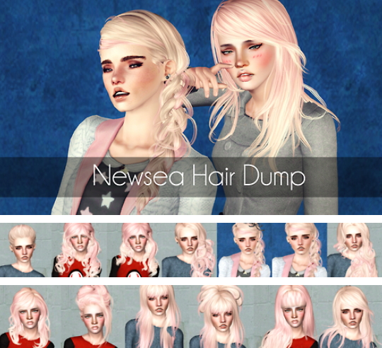 Newsea`s Hair Dump by Magically Delicious for Sims 3