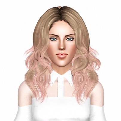 Newsea`s Bomb hairstyle retextured by July Kapo - Sims 3 Hairs