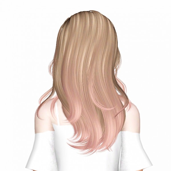 Newsea`s Sunset Glow hairstyle retextured by July Kapo for Sims 3