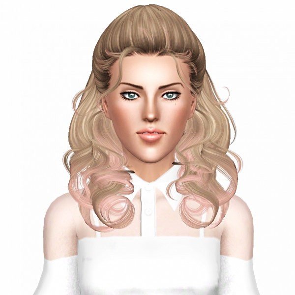 Newsea`s Fingertips hairstyle retextured by July Kapo for Sims 3