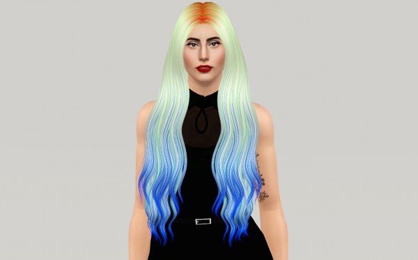 Nightcrawler 28 hairstyle retextured by Fanaskher for Sims 3