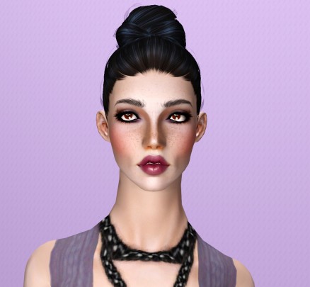 Geishasims Genesis hairstyle retxtured by Thecnihs - Sims 3 Hairs