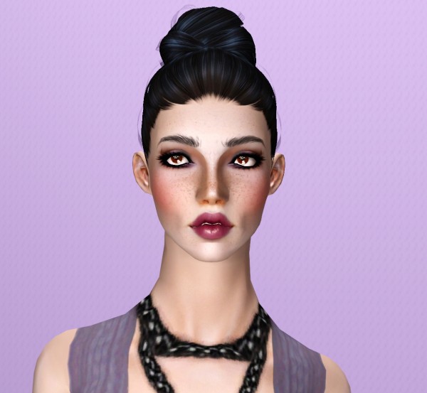 Geishasims Genesis hairstyle retxtured by Thecnihs for Sims 3