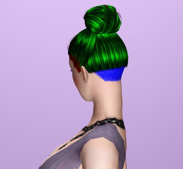 Geishasims Genesis hairstyle retxtured by Thecnihs for Sims 3