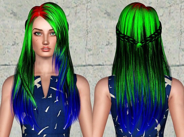 ButterflySims 136 hairstyle retextured by Chantel Sims for Sims 3