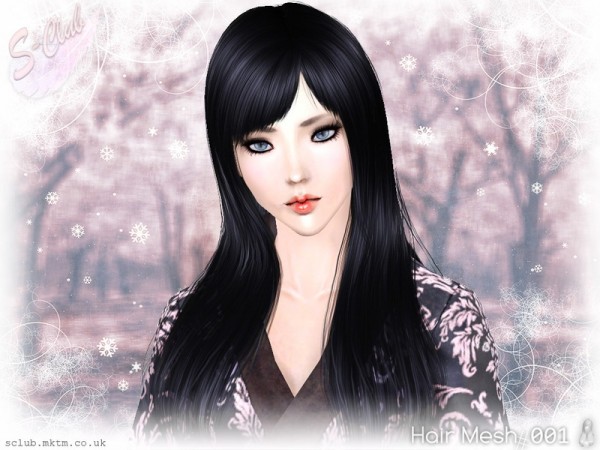 Hairstyle N1 by S Club by The Sims Resource for Sims 3