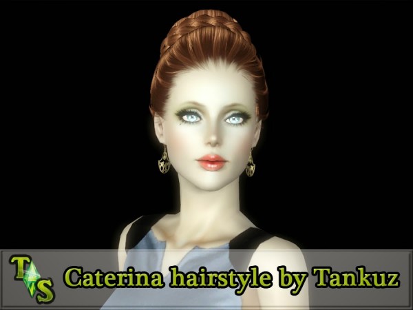 Caterina hairstyle by Tankuz by Tankuz Sims 3 for Sims 3