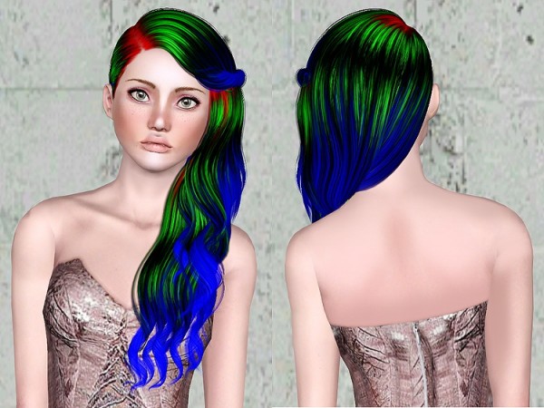 Cazy`s 135 hairstyle Serenity Retextured by Chantel Sims for Sims 3