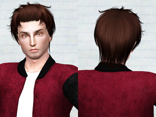 Newsea`s Benjamin hairstyle retextured by Chantel Sims for Sims 3