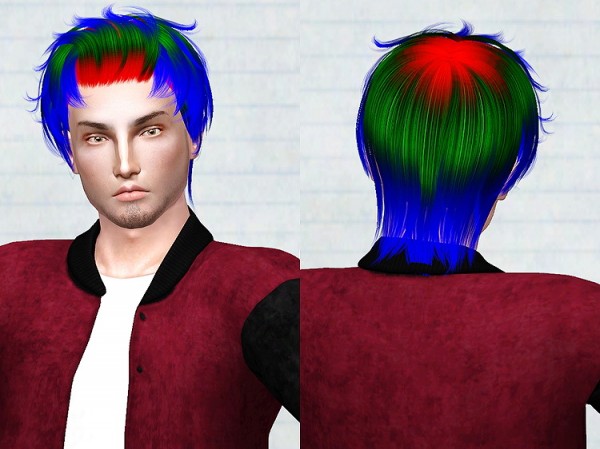 Newsea`s Benjamin hairstyle retextured by Chantel Sims for Sims 3