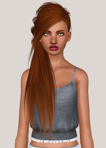 Skysims Hairstyle 253 retextured by Someone take photoshop away from me for Sims 3