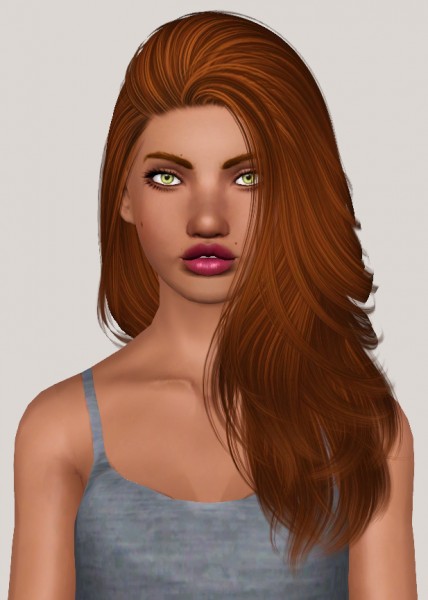Nightcrawler Da Bomb hairstyle retextured by Someone take photoshop away from me for Sims 3