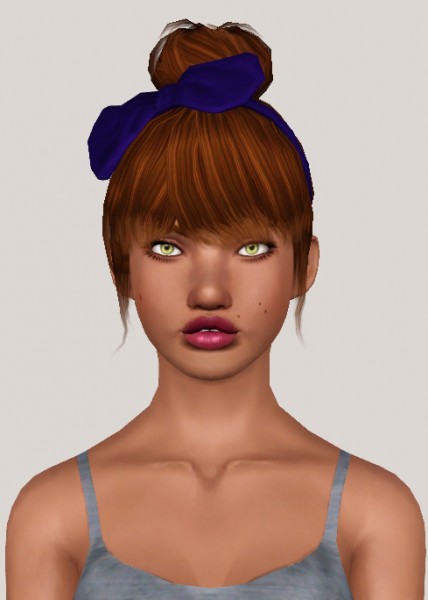 Bound up bows hairstyle retextured by Someone take photoshop away from me for Sims 3