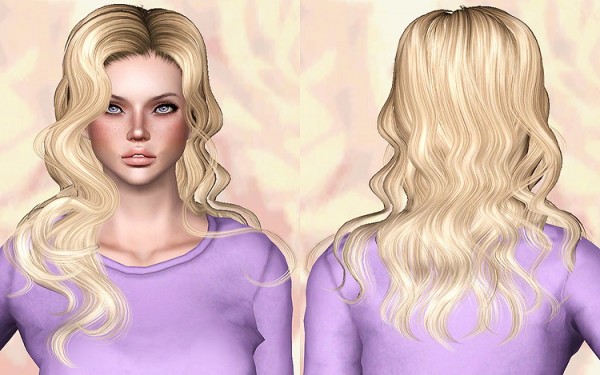 Newsea`s Cleopatra hairstyle retextured by Chantel Sims for Sims 3