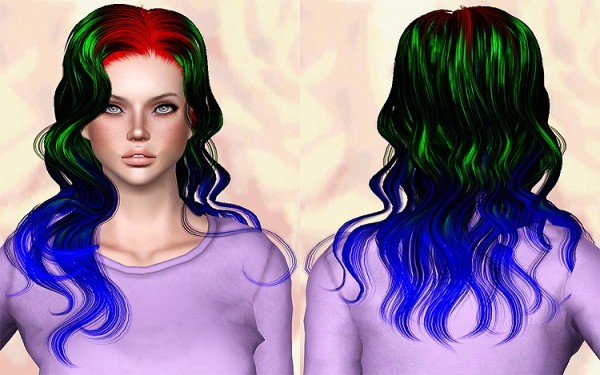 Newsea`s Cleopatra hairstyle retextured by Chantel Sims for Sims 3