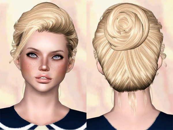 Newsea`s Sandra hairstyle retextured by Chantel Sims for Sims 3