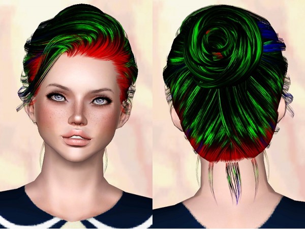 Newsea`s Sandra hairstyle retextured by Chantel Sims for Sims 3