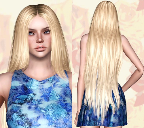 Alesso`s Galactic hairstyle retextured by Chantel Sims for Sims 3