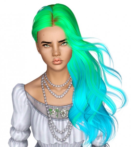 Skysims 252 hairstyle retextured by Monolith Sims for Sims 3