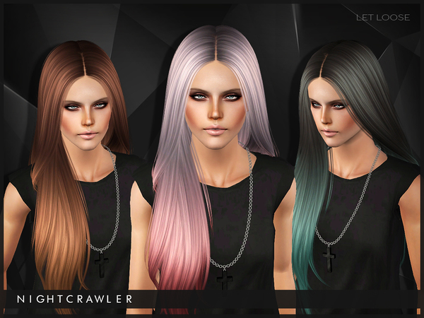 Let Loose hairstyle by Nightcrawler by The Sims Resource for Sims 3