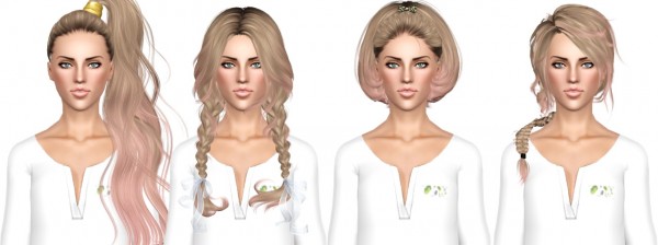 Hairstyle dump 2 by July Kapo for Sims 3
