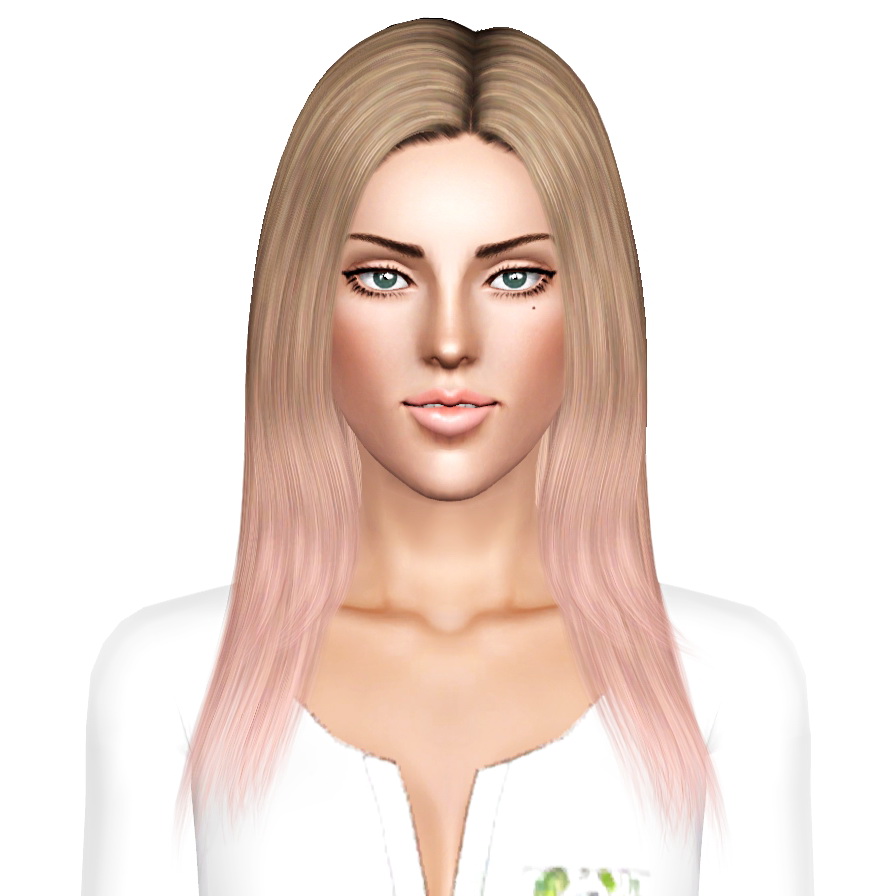 Cazy`s Over The Light hairstyle retextured by July Kapo - Sims 3 Hairs