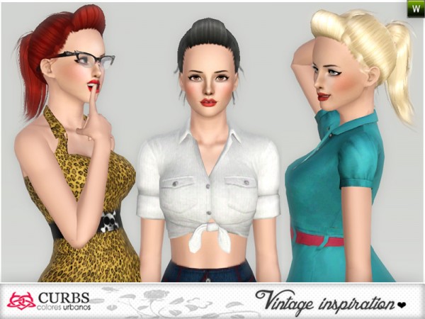 My everyday Pinup Hairstyle by The Sims Resource for Sims 3