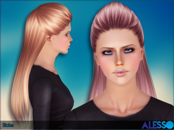 Blohm hairstyle for TS3 by Alesso by The Sims Resource for Sims 3