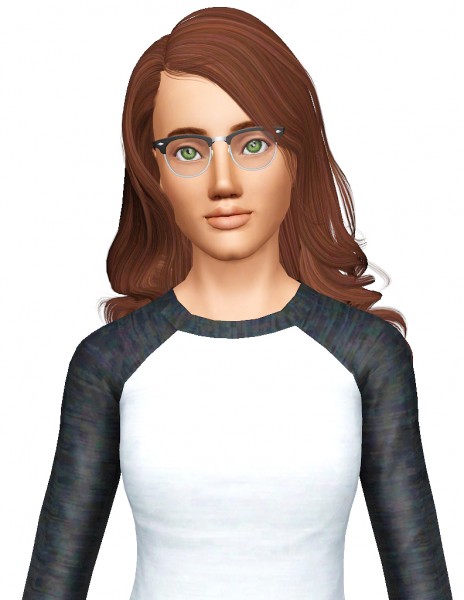 Newsea`s Born to Die hairstyle retextured by Pocketfulofdownloads for Sims 3