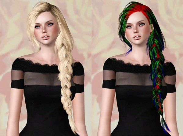 Skysims 257 hairstyle retextured by Chantel Sims for Sims 3