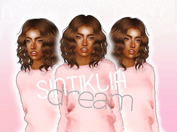 Sintiklia Dream from TS4 to TS3 hairstyle conversion by Artemis by The Sims Resource for Sims 3
