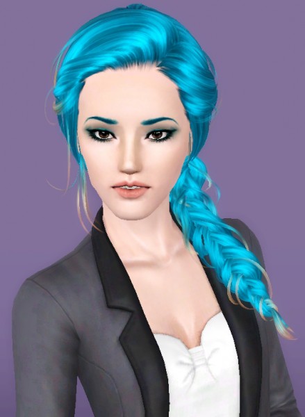 Newsea`s YU178 Joice hairstyle retextured by Forever And Always for Sims 3