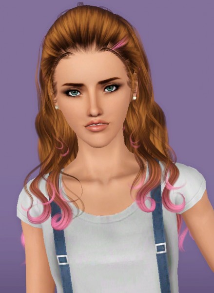 Newsea`s YU179 Isabel hairstyle retextured by Forever And Always for Sims 3