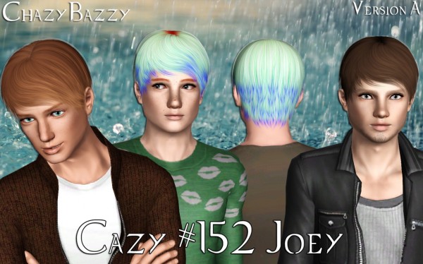 Cazy`s 152 Joey hairstyle retextured by Chazy Bazzy for Sims 3