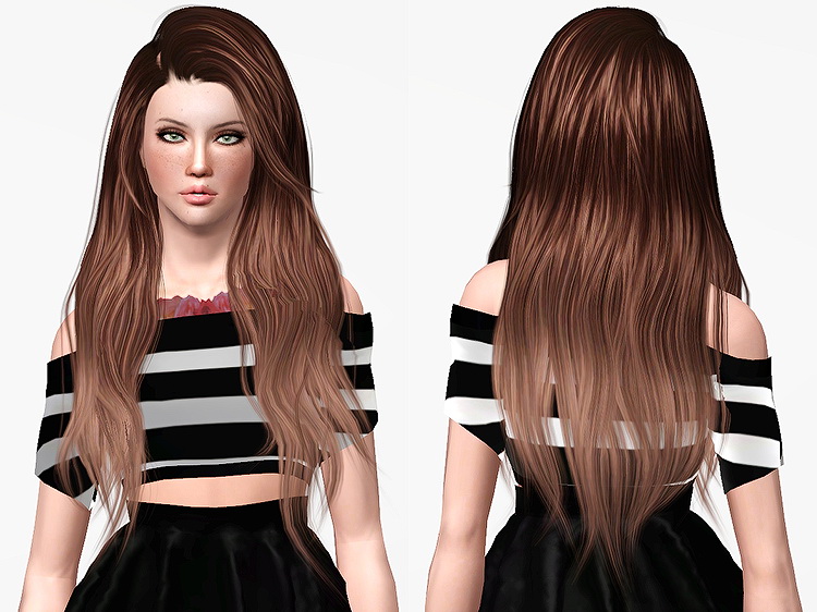 Stealthic Heaventide hairstyle retextured by Chantel Sims - Sims 3 Hairs