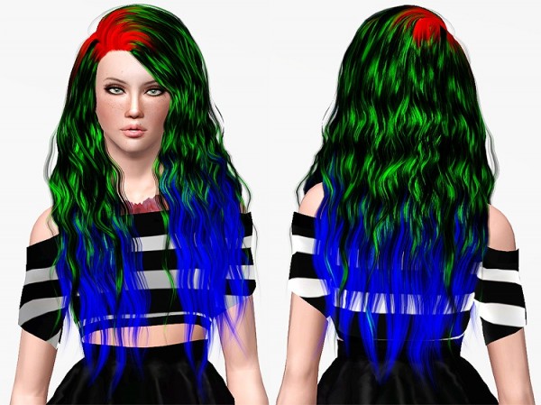 Stealthic Sleepwalking hairstyle Retextured by Chantel Sims for Sims 3